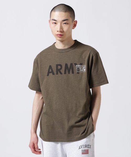 ARMY TRAINING T-SHIRT／アーミー トレーニング Tシャツ ／AVIREX ／アヴィレックス