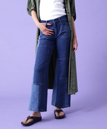 REMAKE DENIM SEMI FLARE WITH PRINT | AVIREX（アヴィレックス）の