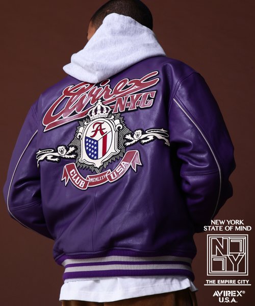 COLLECTION》VARSITY JACKET CROWN LOGO ／ バーシティジャケット