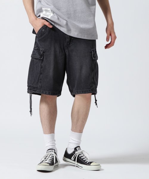 《WEB&DEPOT限定》M-65 FATIGUE DENIM SHORT PANTS ／ M-65 ファティーグ デニム ショートパンツ 