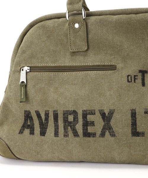 STENCIL BOSTON BAG ／ ステンシル ボストン バッグ ／ AVIREX