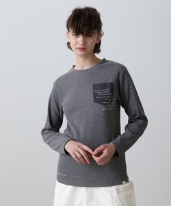 EMBROIDERED POCKET WAFFLE T-SHIRT／刺繍ポケットワッフルTシャツ