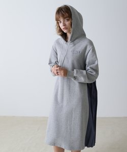 SWEAT×PLEATS ONEPIECE／スウェット×プリーツワンピース