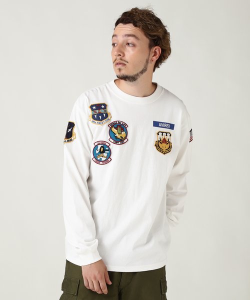 L／S N.Y. A.N.G PATCH T-SHIRT | AVIREX（アヴィレックス）の通販 - &mall