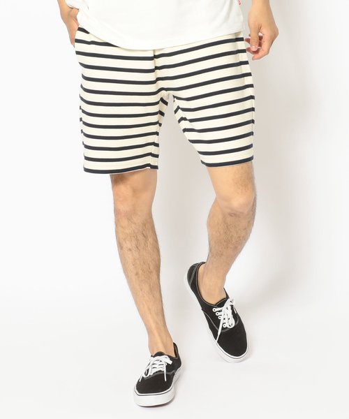 ボーダー リブ ショーツ／BORDER RIB SHORT PANT