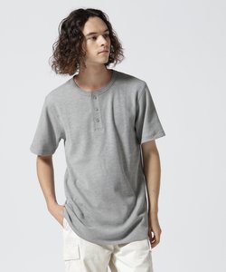 《DAILY／デイリー》S／S THERMAL HENLY TEE／半袖サーマル　ヘンリーTシャツ