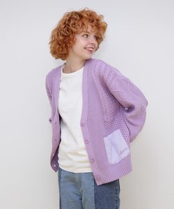 《直営店限定》L／S MELANGE CARDIGAN／メランジ カーディガン