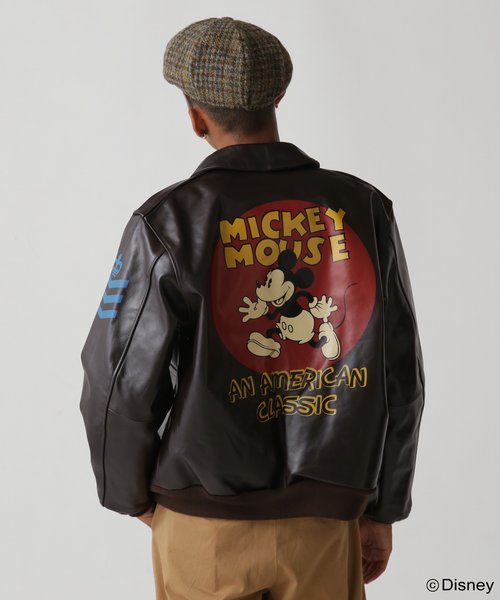 《Disney Collection》A-2 FLIGHT JACKET MICKEY