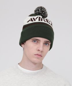 BONBON LOGO KNIT CAP ／ ボンボン ロゴ ニットキャップ ／ AVIREX ／ アヴィレックス