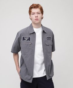 PIGMENT ZIP UP SHIRT ／ ピグメント ジップアップ シャツ