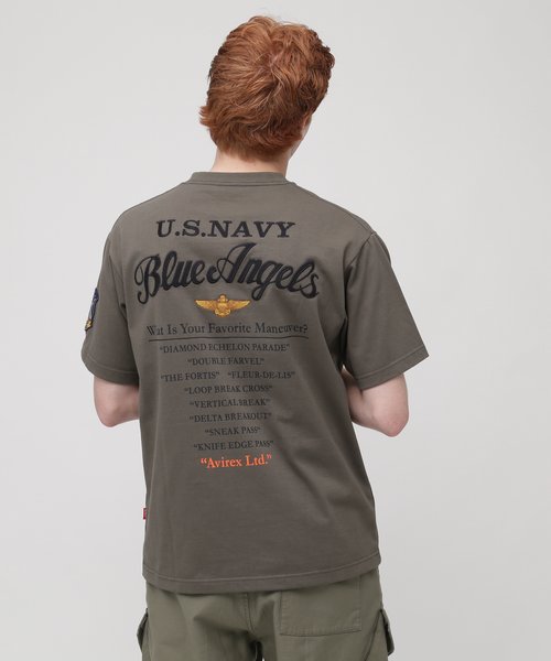 BLUE ANGELS EMBROIDERY SHORTSLEEVE T-SHIRT