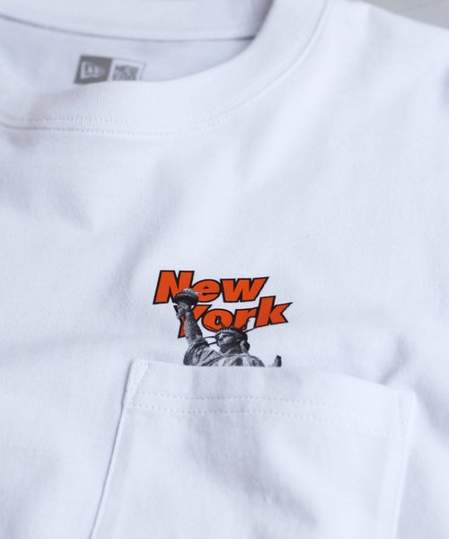 《AVIREX × NEW ERA》NEW ERA POCKET S／S T-SHIRT NEWYORK