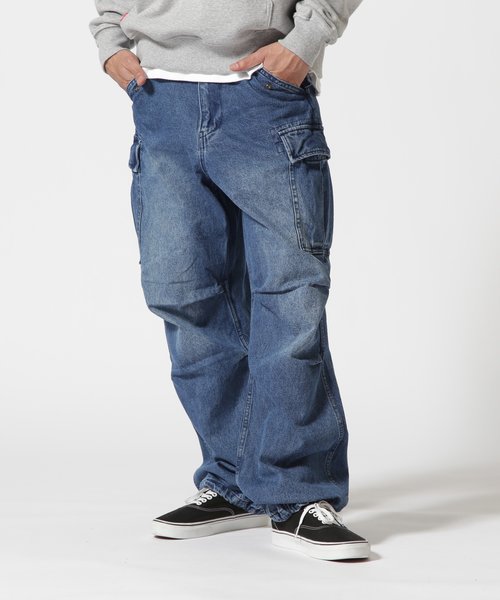 《WEB&DEPOT限定》M-65 FATIGUE DENIM PANTS ／ M-65 ファティーグ デニム パンツ ／ AVIREX ／