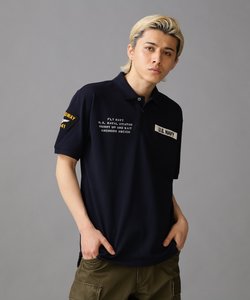 ネイバル パッチド ポロシャツ／NAVAL PATCHED POLO SHIRT