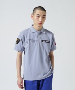 ネイバル パッチド ポロシャツ／NAVAL PATCHED POLO SHIRT