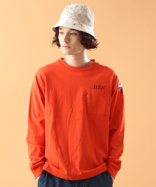 ネイバル パッチ ロングスリーブ Tシャツ／NAVAL PATCH LONG SLEEVE T-SHIRT