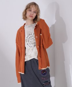 MACRAME LINE CARDIGAN／マクラメ ラインカーディガン