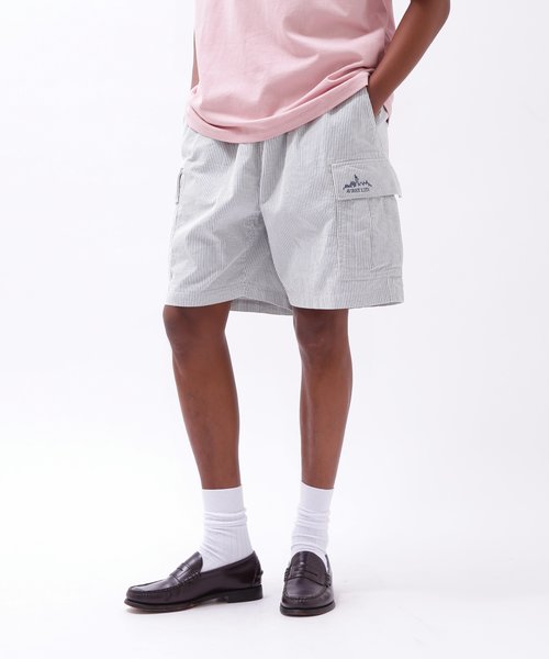 SUCKER STRIPE VACATION CARGO SHORTS