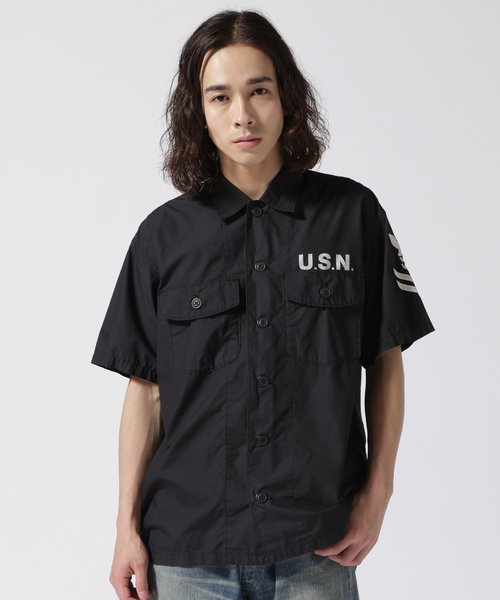 NAVAL FATIGUE SHIRT ／ ネイバル ファティーグ シャツ ／ AVIREX ／ アヴィレックス