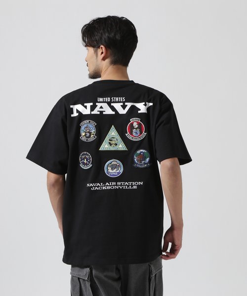 NAS JAX PATROL SQ. PATCH T-SHIRT ／ NAS JAX パトロール スコードロン パッチ Tシャツ 