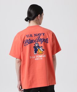 《直営店限定》BLUE ANGELS TOMCAT T-SHIRT ／ ブルーエンジェルス トムキャット Tシャツ ／ AVIREX ／ 