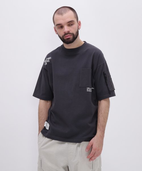 LOOSE FIT MIL. POCKET T-SHIRT