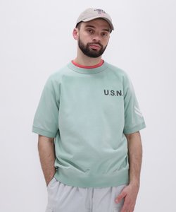 NAVAL SHORTSLEEVE SWEAT SHIRT ／ ネイバル 半袖スウェットシャツ