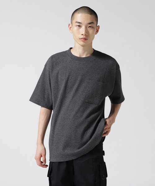 《DAILY／デイリー》S／S RIB LOOSE FIT T-SHIRT／リブ ルーズフィット 半袖 Tシャツ ／