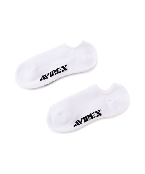 《直営店限定》ANCLE LOGO SOCKS ／ アンクル ロゴソックス ／ AVIREX ／ アヴィレックス