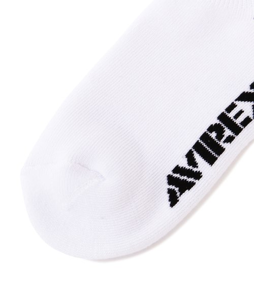 直営店限定》ANCLE LOGO SOCKS ／ アンクル ロゴソックス ／ AVIREX ／ アヴィレックス  AVIREX（アヴィレックス）の通販 &mall