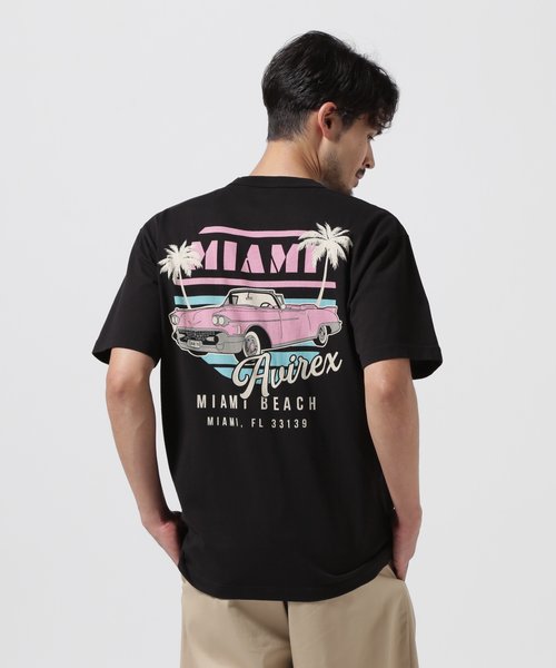 BIKINI COUNTY T-SHIRT MIAMI ／ ビキニ カウンティ Tシャツ マイアミ ／ AVIREX ／ アヴィレックス