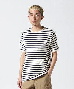 《DAILY／デイリー》DAILYCREW NECK BORDER T-SHIRT／ クルーネック ボーダーTシャツ