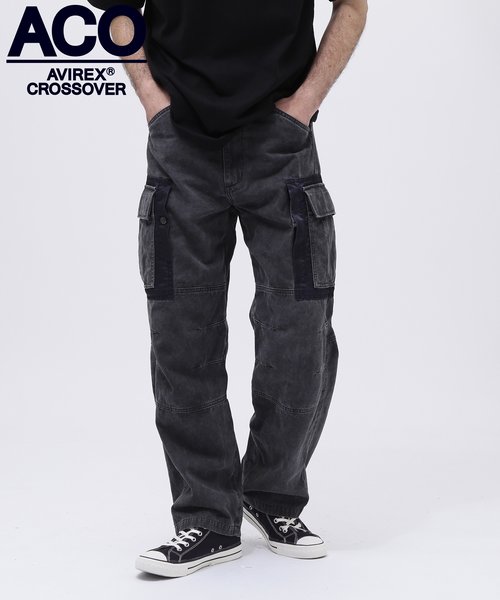 《CROSSOVER》FADED CUSTOM CARGO PANTS ／ フェイデッド カスタム カーゴパンツ ／ AVIREX 