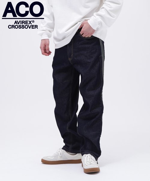 《CROSSOVER》5POCKET DENIM PANTS ／ ファイブポケット デニムパンツ ／ AVIREX ／ アヴィレックス