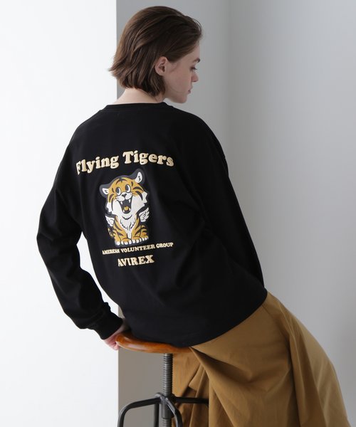 FLIYING TIGERS L／S T-SHIRT／フライングタイガー ロングスリーブTシ