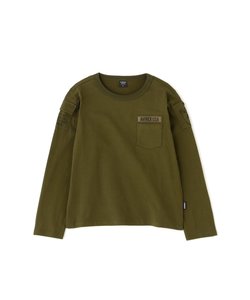 《KIDS ／ キッズ》FATIGUE CREW NECK LONGSLEEVE T-SHIRT ／ ファティーグ クルーネック ロングスリ