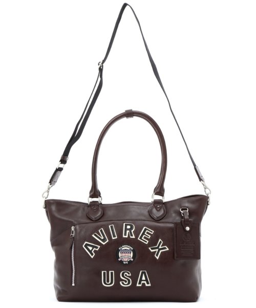 VARSITY BULTO LIMITRD EDITION 2WAY TOTE BAG／2ウェイ トートバッグ ／ AVIREX 