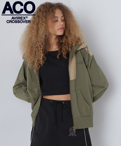 《CROSSOVER》RIPSTOP COMBI PARKA／リップストップコンビパーカー クロスオーバー