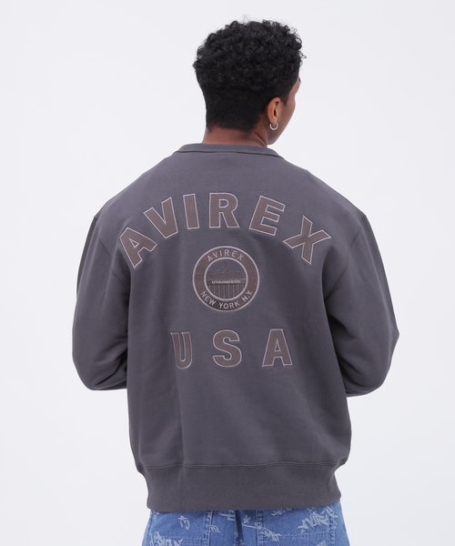 VARSITY LOGO CREWNECK SWEAT NYC ／ クルーネック スウェット