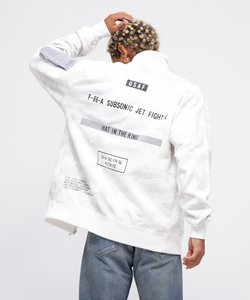 STENCIL STAND ZIP SWEAT 