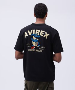 《WEB&DEPOT限定》USS FORT SNELLING T-SHIRT ／ USS フォートスネリング Tシャツ ／ AVIREX ／