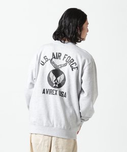 《WEB&DEPOT限定》USAF CREWNECK SWEAT ／ USAF クルーネック スウェット ／ AVIREX 