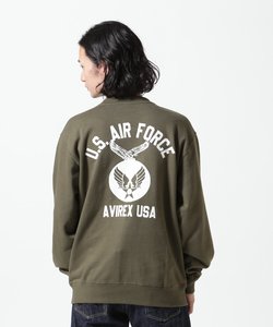 《WEB&DEPOT限定》USAF CREWNECK SWEAT ／ USAF クルーネック スウェット ／ AVIREX 