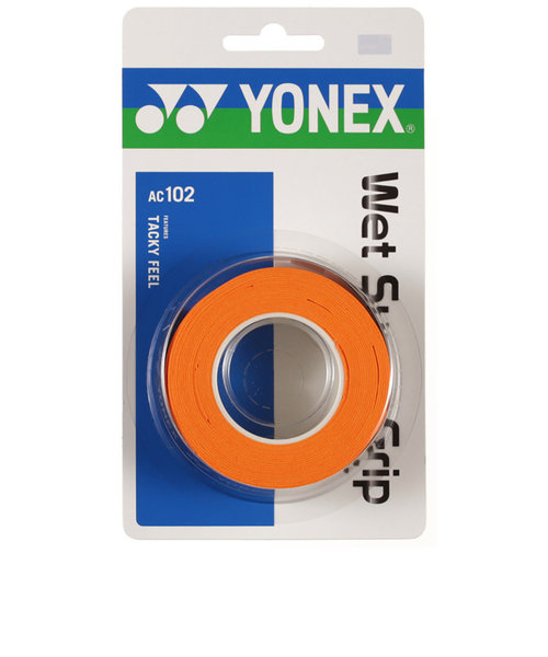 ヨネックス（YONEX）テニスグリップテープ ウェットスーパーグリップ 3本入り AC102-005