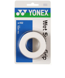 ヨネックス（YONEX）テニスグリップテープ ウェットスーパーグリップ 3本入り AC102-011