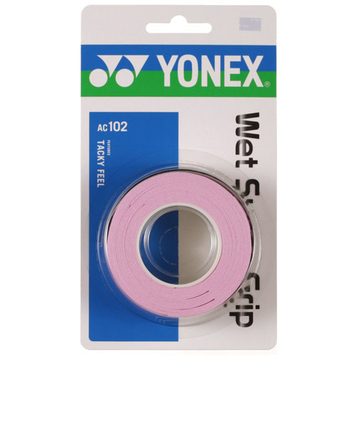 ヨネックス（YONEX）テニスグリップテープ ウェットスーパーグリップ 3本入り AC102-128