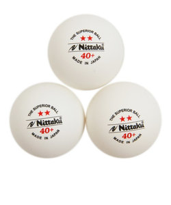 ニッタク（Nittaku）卓球ボール プラ2スター 3個入 40ミリ NB-1320 トレーニング 練習球 自主練