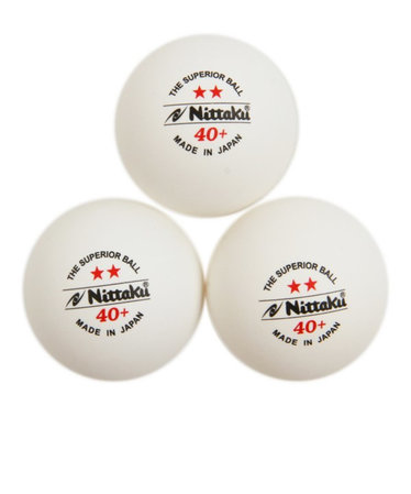 ニッタク（Nittaku）卓球ボール プラ2スター 3個入 40ミリ NB-1320 
