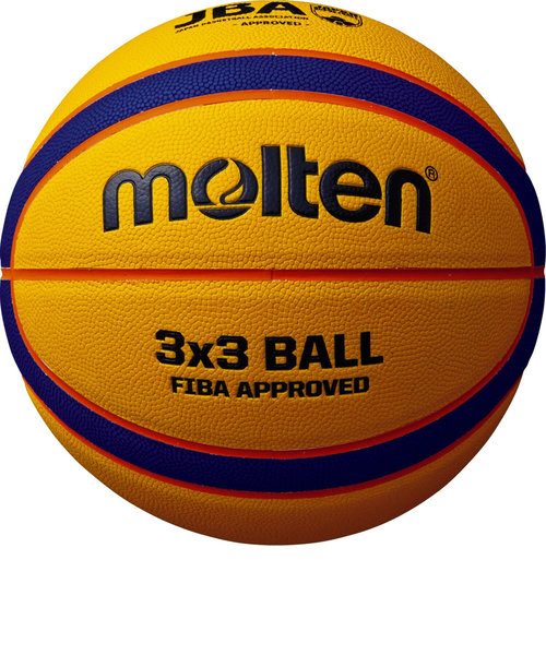 モルテン（molten）バスケットボール 6号球 (一般 大学 高校 中学校) 検定球 リベルトリア5000 3×3 B33T5000