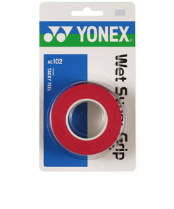 ヨネックス（YONEX）テニスグリップテープ ウェットスーパーグリップ 3本入り AC102-037
